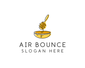 Honey Dipper Bowl Kitchen logo design