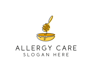 Honey Dipper Bowl Kitchen logo design