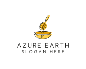 Honey Dipper Bowl Kitchen logo design