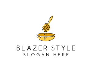 Honey Dipper Bowl Kitchen logo design