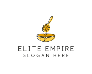 Honey Dipper Bowl Kitchen logo design