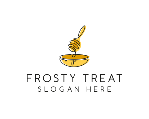 Honey Dipper Bowl Kitchen logo design