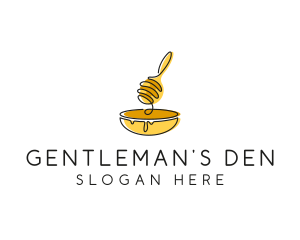 Honey Dipper Bowl Kitchen logo design