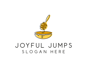 Honey Dipper Bowl Kitchen logo design