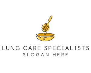 Honey Dipper Bowl Kitchen logo design