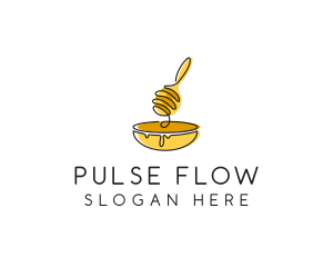 Honey Dipper Bowl Kitchen logo design