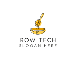 Honey Dipper Bowl Kitchen logo design