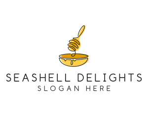 Honey Dipper Bowl Kitchen logo design