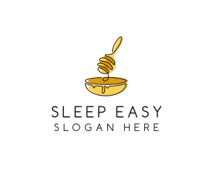 Honey Dipper Bowl Kitchen logo design