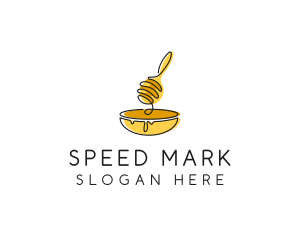 Honey Dipper Bowl Kitchen logo design