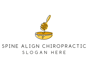 Honey Dipper Bowl Kitchen logo design