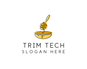 Honey Dipper Bowl Kitchen logo design