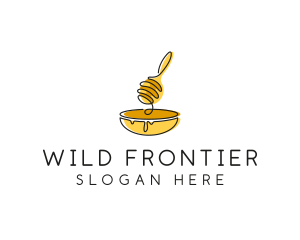 Honey Dipper Bowl Kitchen logo design