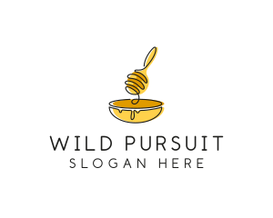 Honey Dipper Bowl Kitchen logo design