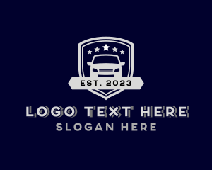 Garage - Automotive Car Shield logo design