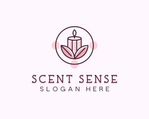 Scented Candle Organic logo design