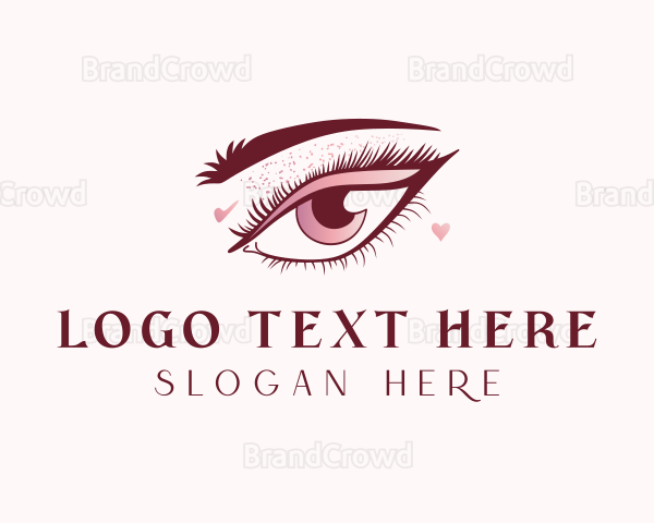 Beauty Eyelashes Makeup Logo