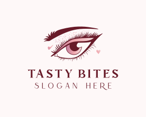 Makeup Artist - Beauty Eyelashes Makeup logo design