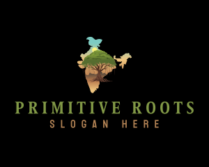 India Banyan Tree logo design