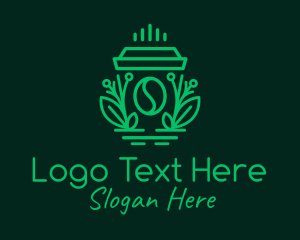 Organic - Organic Coffee Cup logo design