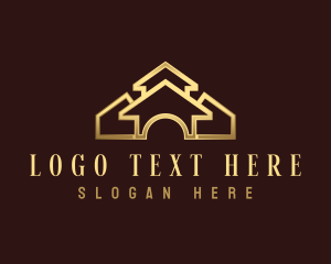 Lease - Elegant Real Estate Roof logo design