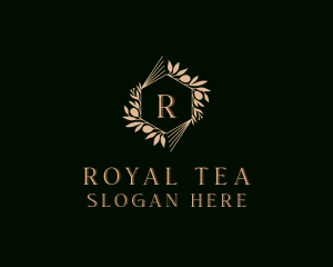 Wreath Royal Shield logo design