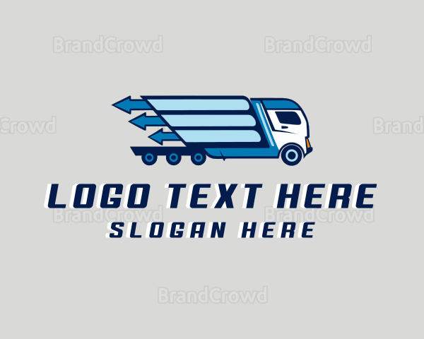 Delivery Truck Logistics Logo