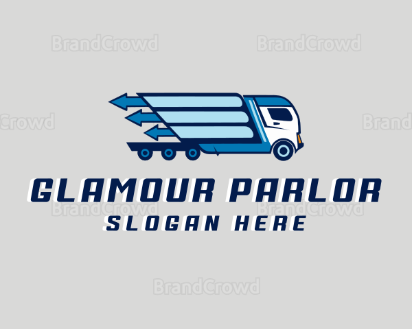 Delivery Truck Logistics Logo