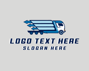 Delivery Truck Logistics Logo