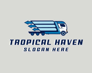 Delivery Truck Logistics Logo