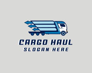 Delivery Truck Logistics logo design