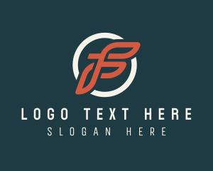 Industry - Modern Tech Business Letter F logo design