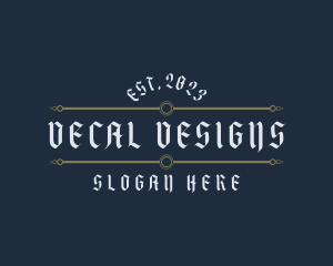 Tattoo Signage Business logo design