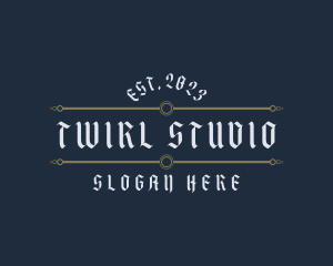 Tattoo Signage Business logo design