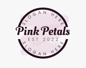 Pink Fashion Emblem logo design