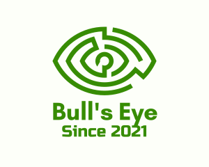 Green Eye Maze logo design