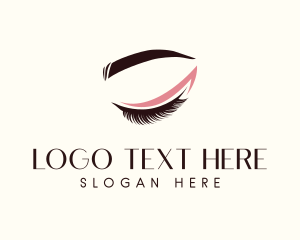 Eyelash Beauty Makeup logo design