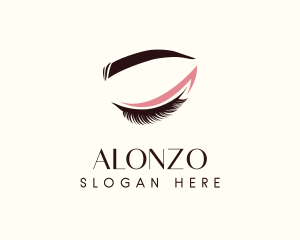 Eyelash Beauty Makeup logo design