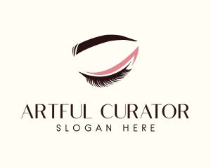 Eyelash Beauty Makeup logo design