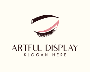 Eyelash Beauty Makeup logo design