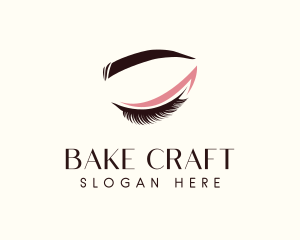 Eyelash Beauty Makeup logo design