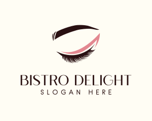 Eyelash Beauty Makeup logo design