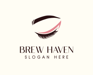 Eyelash Beauty Makeup logo design