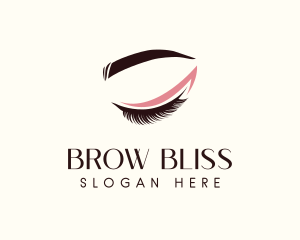 Eyelash Beauty Makeup logo design