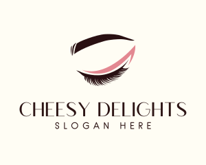 Eyelash Beauty Makeup logo design