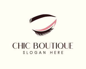 Chic - Eyelash Beauty Makeup logo design