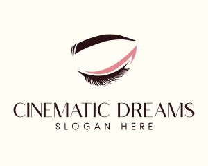 Eyelash Beauty Makeup logo design