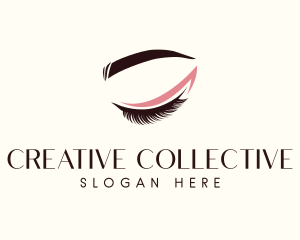 Eyelash Beauty Makeup logo design