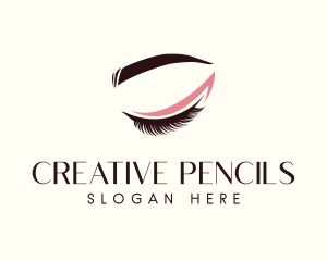 Eyelash Beauty Makeup logo design