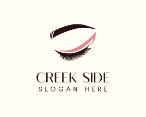 Eyelash Beauty Makeup logo design